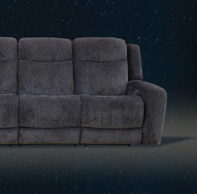 85" Curt Genuine Leather Sofa.