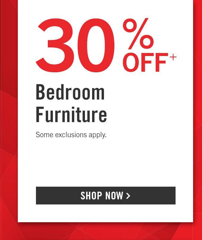 30% off Bedroom Furniture