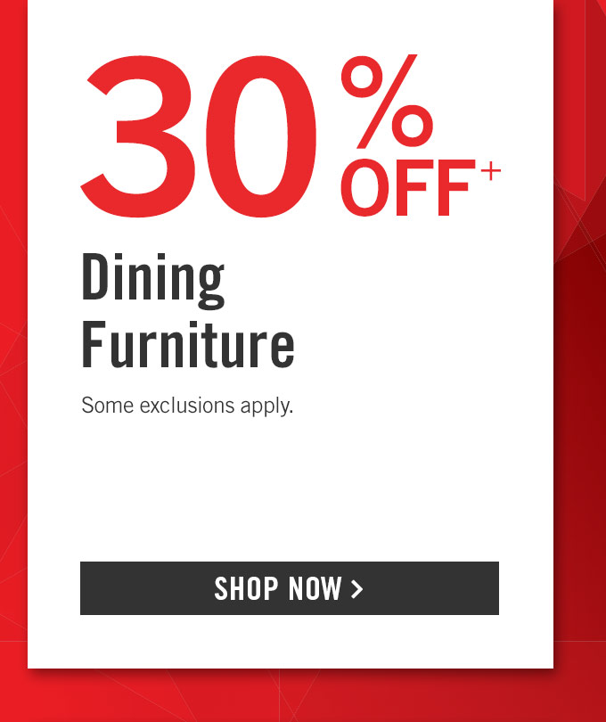 30% off Dining Furniture