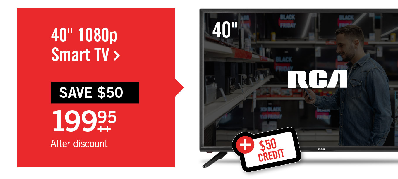 RCA 40 1080p HD Roku Smart Television