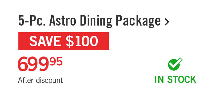 Astro 5pc Dining Set.