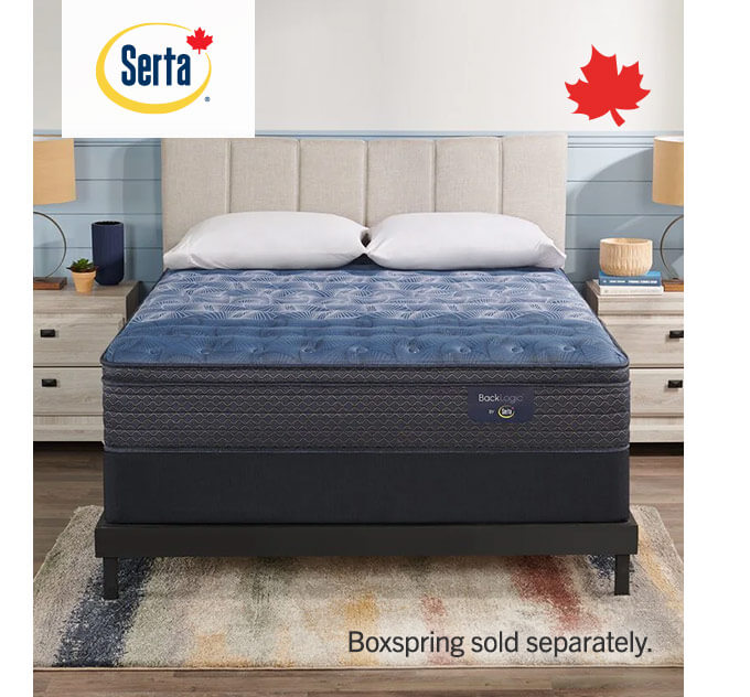 Back Logic 1.1 Eurotop Luxury Firm Queen Mattress.