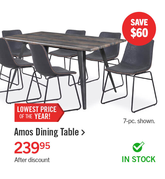 Amos Dining Table.