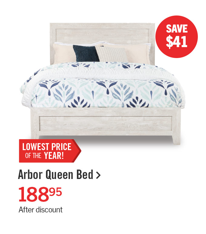 Arbor Queen Bed.