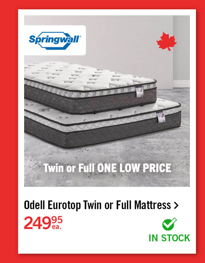 Odell Eurotop Mattress.