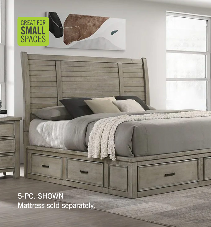 Levi Queen Storage Bed.