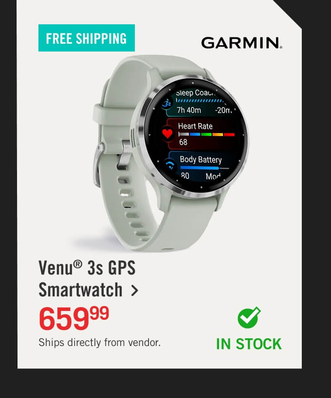 Venu® 3s GPS Smartwatch.