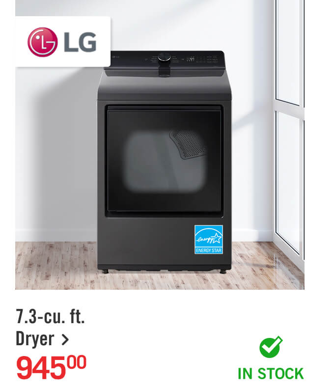 7.3-cu. ft. Dryer.