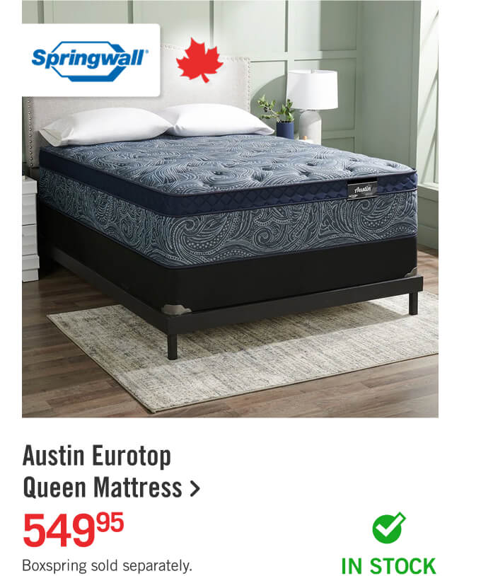 Austin Eurotop Queen Mattress.