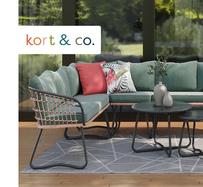 6-Pc. Ibiza Patio Sectional Set.