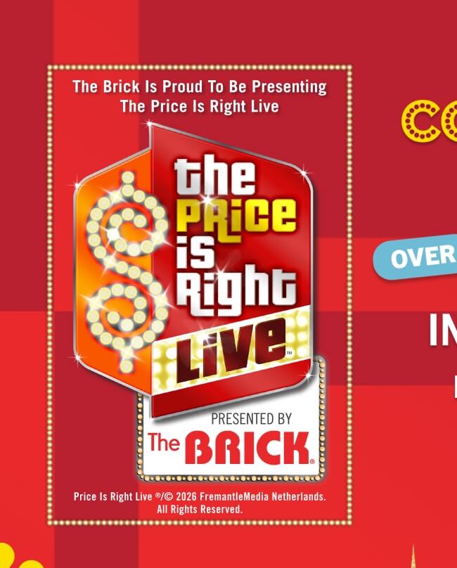 The Price is Right Live presented by The Brick.