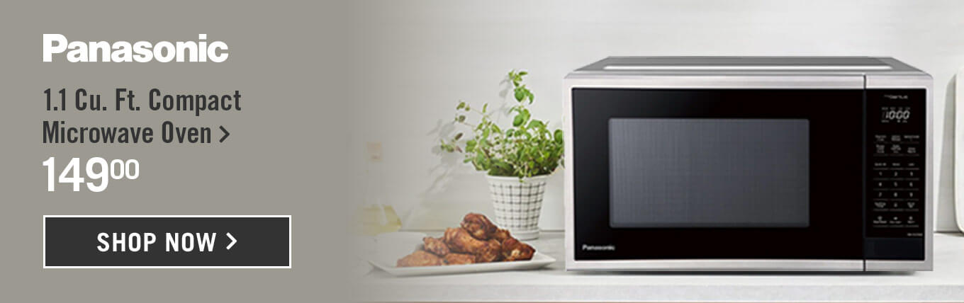 0.9 Cu. Ft. Compact Microwave Oven.