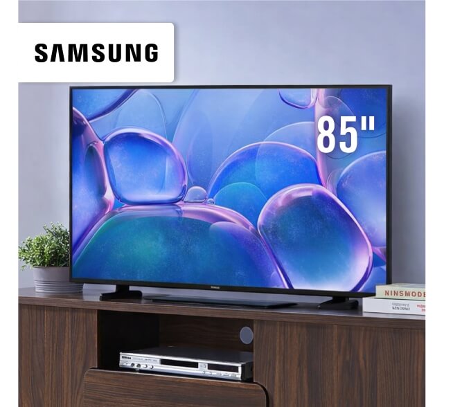 85" 4K UHD Smart TV.