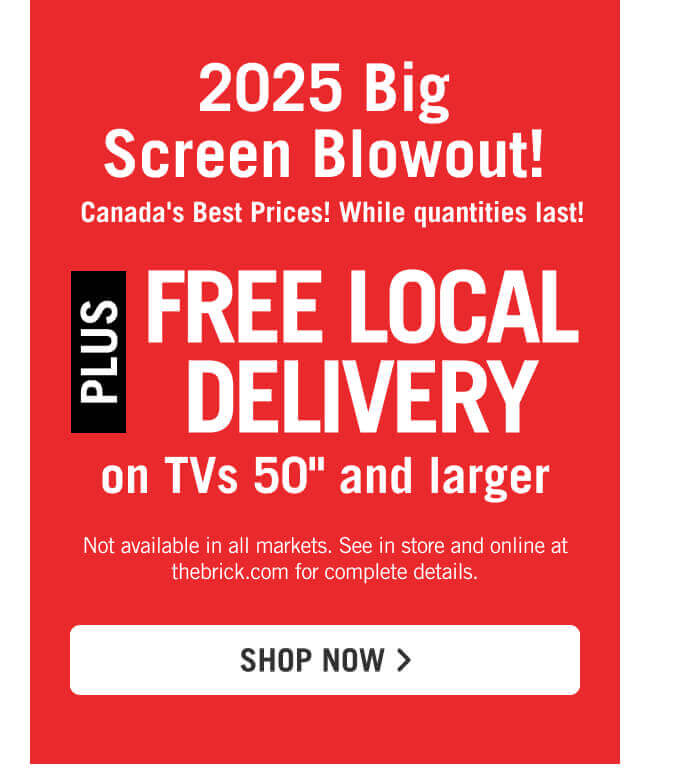 2025 Big Screen Blowout.