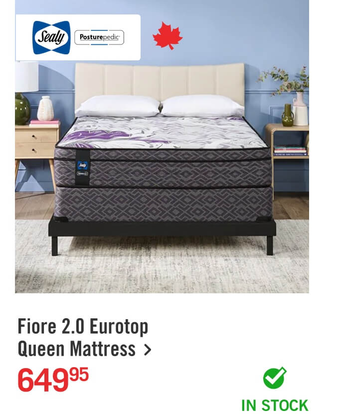 Fiore 2.0 Eurotop Queen Mattress.