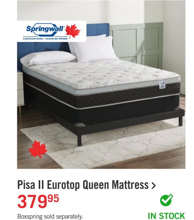 Pisa II Eurotop Queen Mattress.