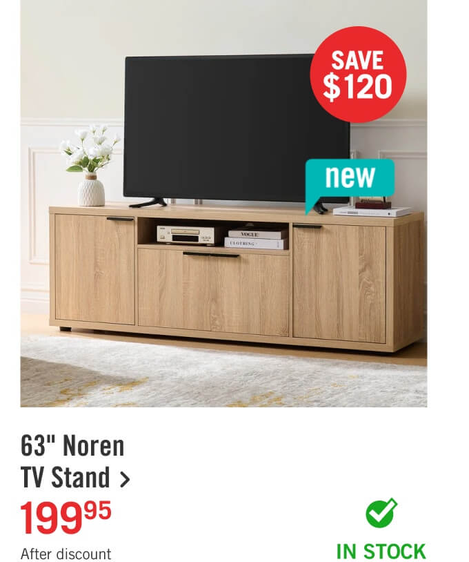 63" Noren TV Stand.