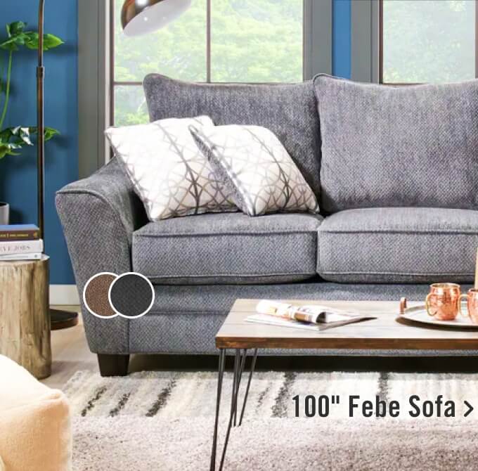 100" Febe Sofa.