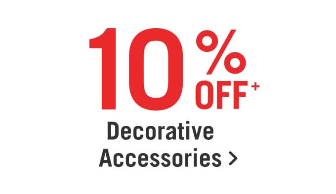 10% off Decorative Accessories.