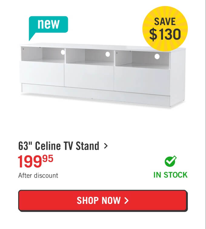 Celine 63" TV Stand.