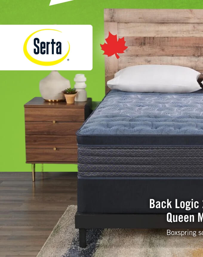 Back Logic 2.0 Eurotop Queen Mattress.