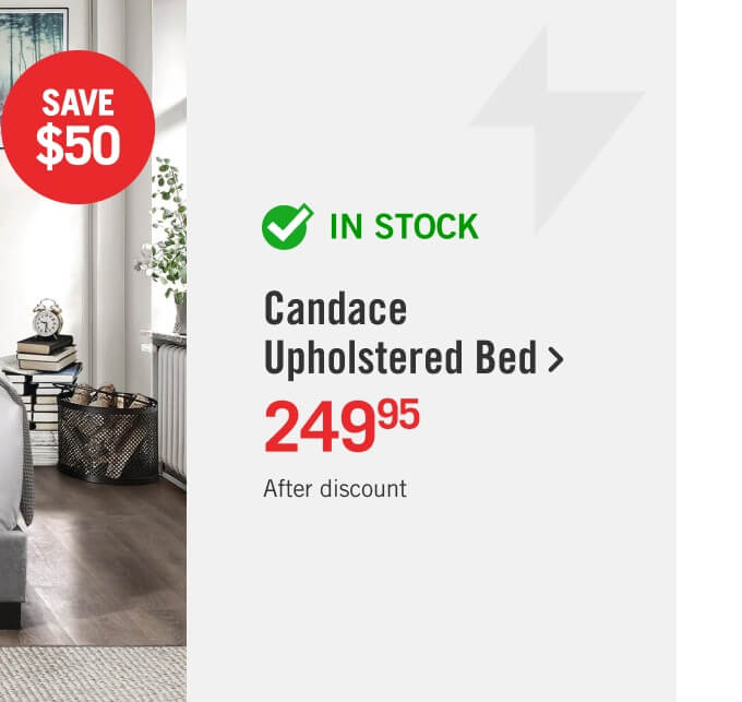 Candace Upholstered Bed.