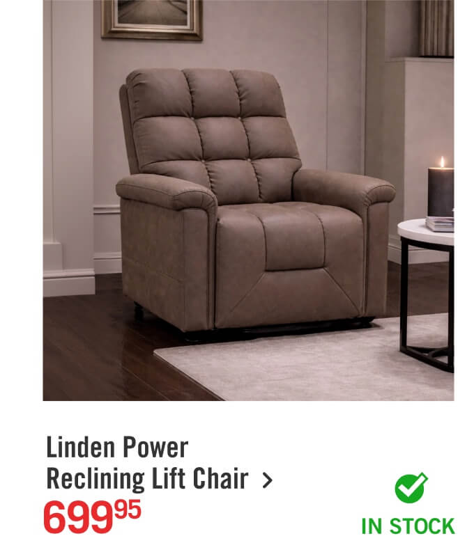 Linden Power Reclining Lift Chair.