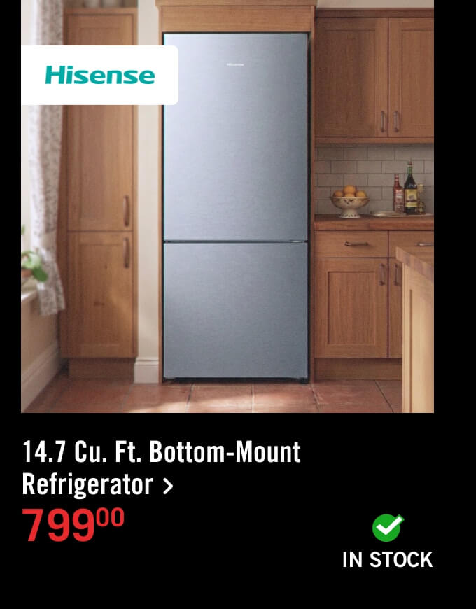 14.7 Cu. Ft. Bottom-Mount Refrigerator.