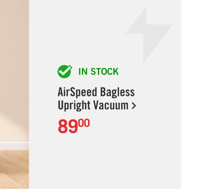 AirSpeed Bagless Upright Vacuum.