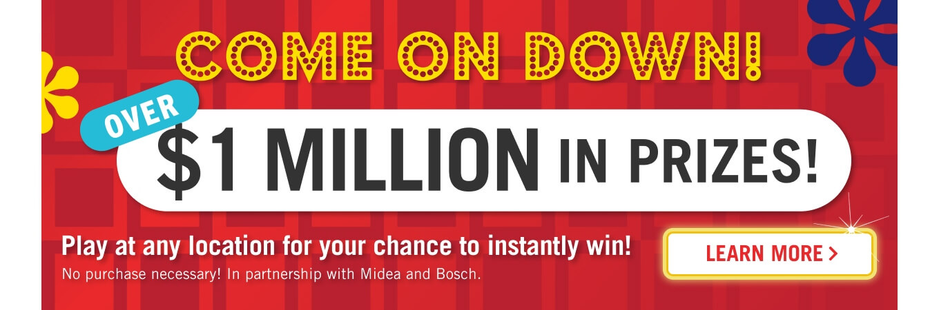 Over $1 Million in Prizes.