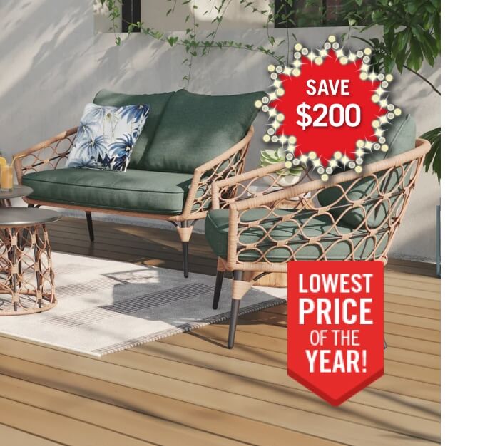 5-Pc. Panama Patio Conversation Set.