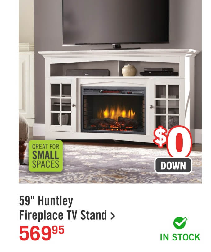 59" Huntley Fireplace TV Stand.