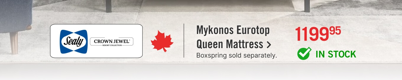 Mykonos Eurotop Queen Mattress.