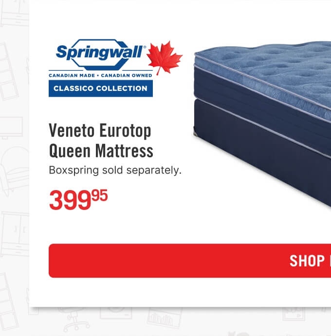 Veneto Eurotop Queen Mattress.