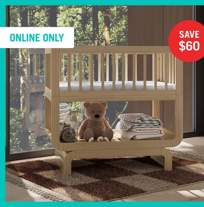 Storkcraft Santorini Deluxe 3-in-1 Convertible Bassinet .