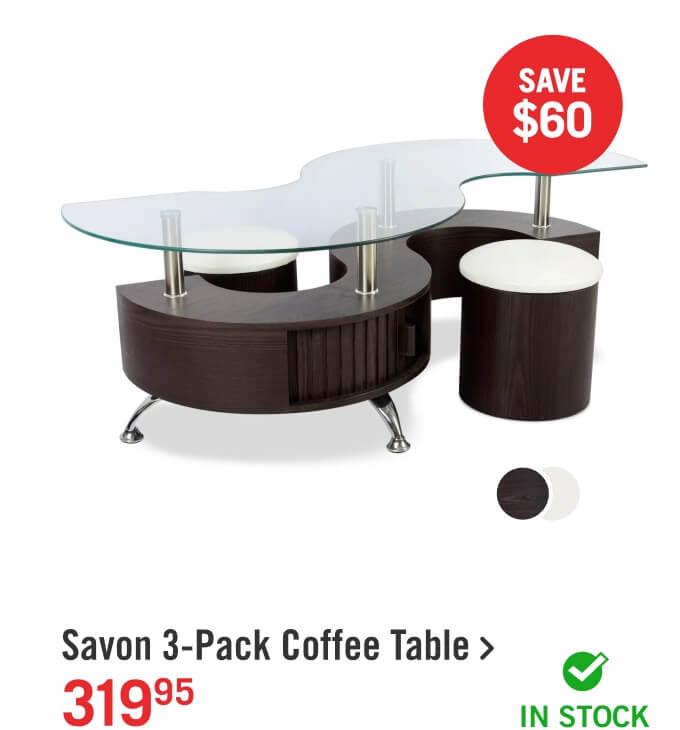 Savon 3-Pack Coffee Table.