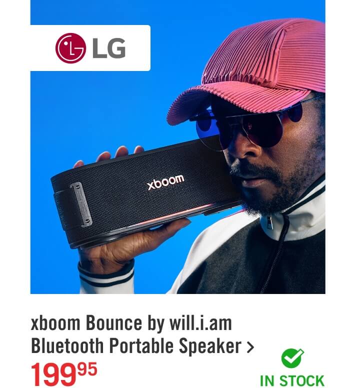 xboom Bounce by will.i.am Bluetooth Portable Speaker.