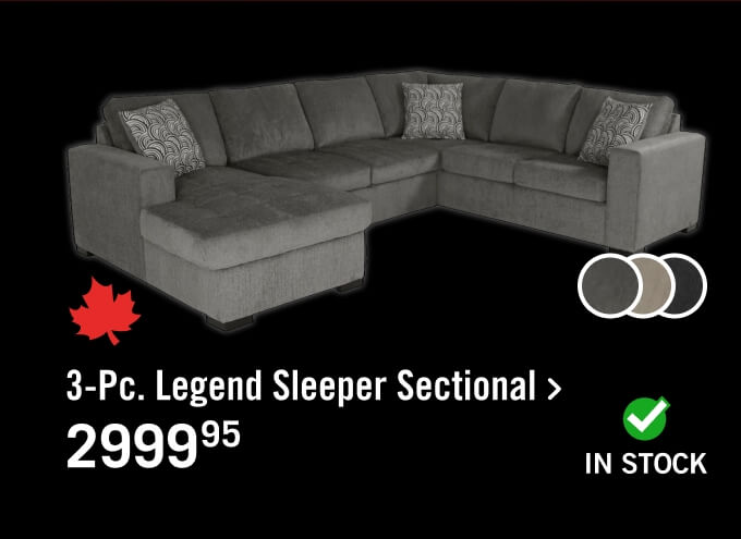 3-Pc. Legend Sleeper Sectional.