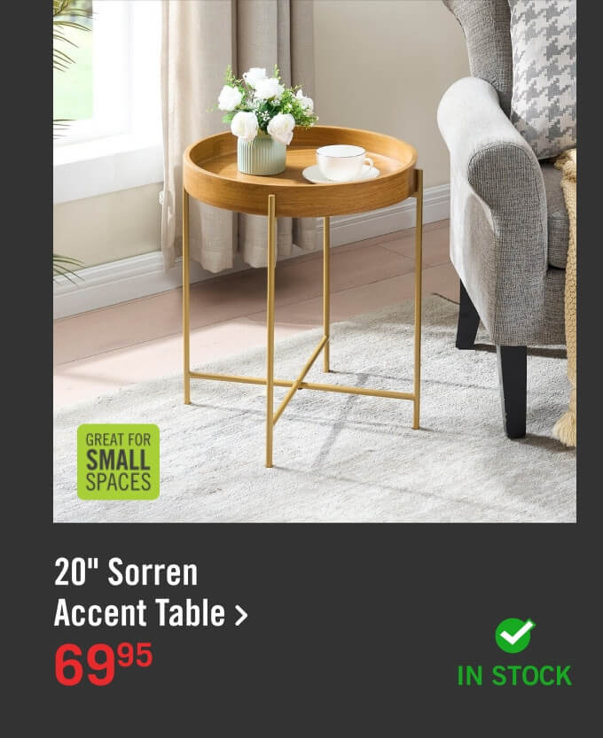 20" Sorren Accent Table.