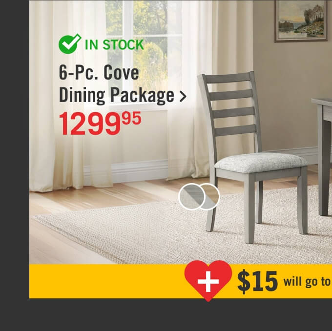 6-Pc. Cove Dining Package.