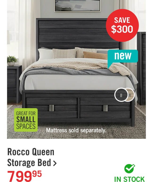 Chelsea Queen Storage Bed.