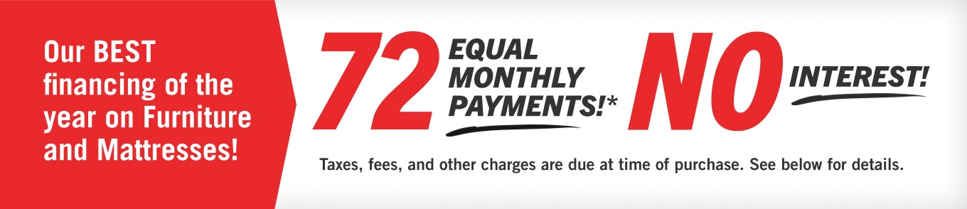 72 equal monthly payments.