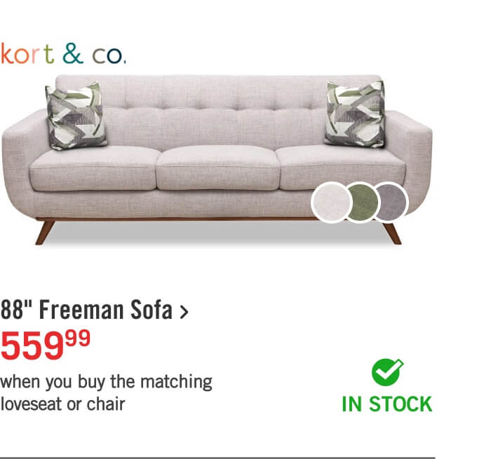 88" Freeman Sofa.