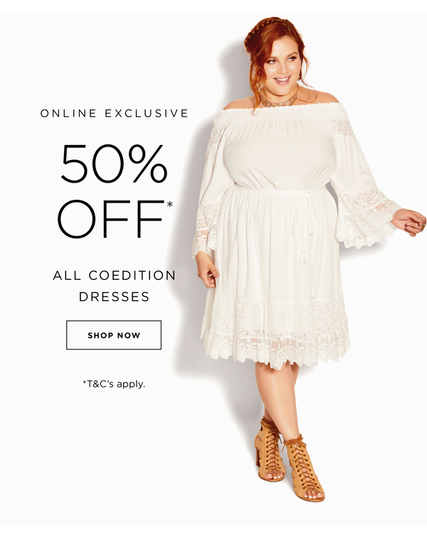50% off* Coedition Spring Dresses