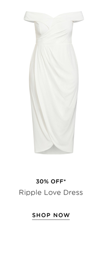 Ripple Love Dress - ivory 30% OFF*