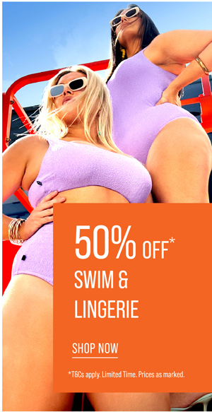 50% off swim & ling