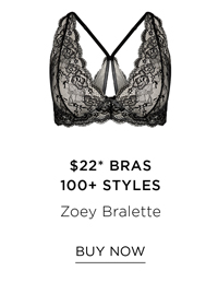 Shop the Zoey Bralette in black for $22*