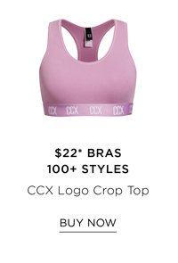 Shop the CCX Logo Crop Top in purple for $22*