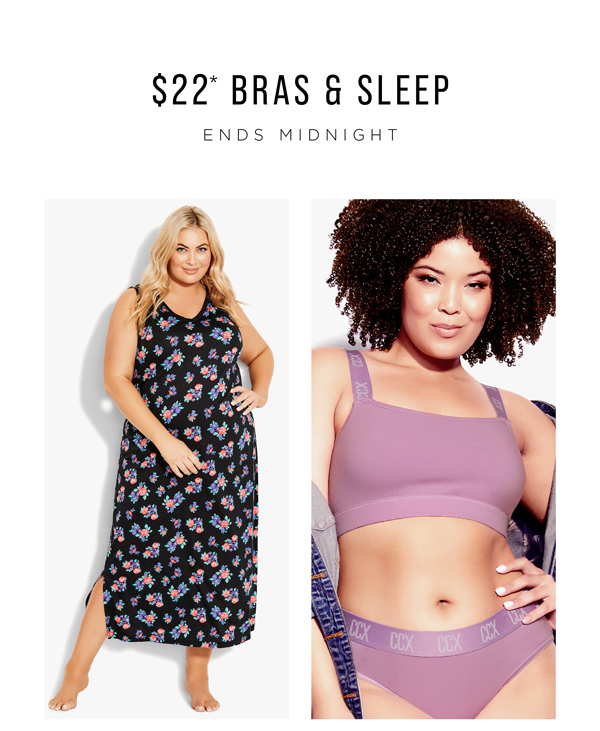 Shop Selected Bras & Sleep Now $22*