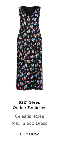Shop the Celestial Rose Maxi Sleep Dress
